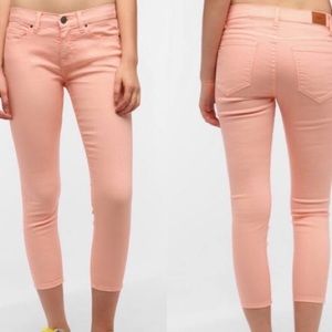 Pink BDG size 26 cropped jeans